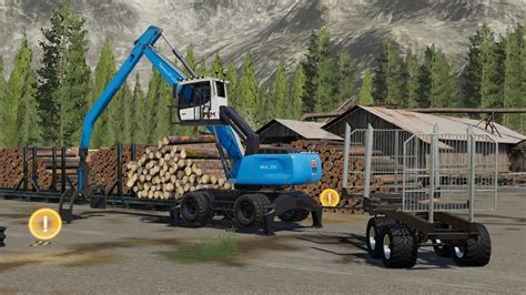 Log leveller v1.0 Trailer - Farming Simulator 2022 / 19 mod