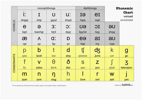 เรียนภาษาอังกฤษด้วยตนเอง: Phonemic chart ตารางสัญลักษณ์เสียงภาษาอังกฤษ ...