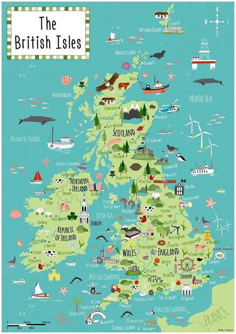 Bek Cruddace British Isles Map Wooden Jigsaw Puzzle - #Bek #British #Cruddace #Isles #Jigsaw # ...