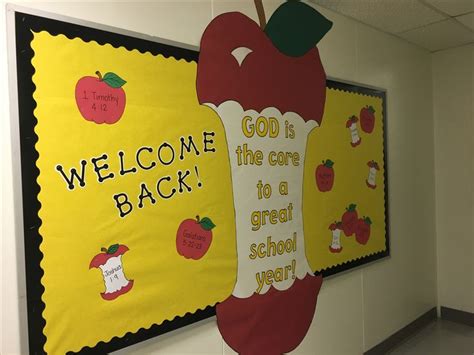 Back to School bulletin board for Heritage Christian Academy | School ...