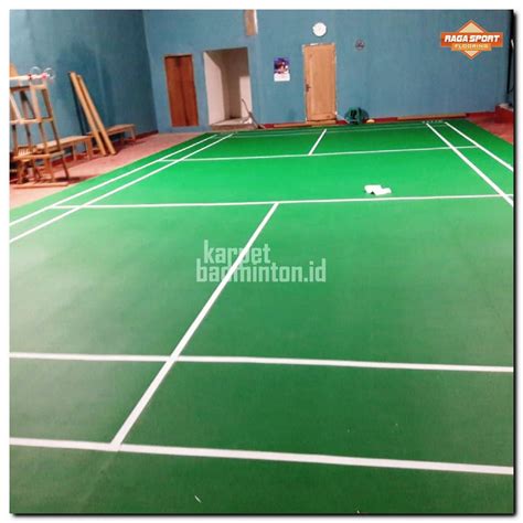 Harga Lapangan Badminton dengan Lantai Vinyl Terbaik Standar BWF | Raga Sport Flooring