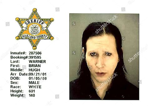 Brian Hugh Warner Aka Marilyn Manson Editorial Stock Photo - Stock ...