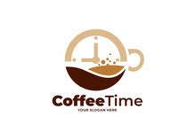 Coffee Clock Poster Free Stock Photo - Public Domain Pictures