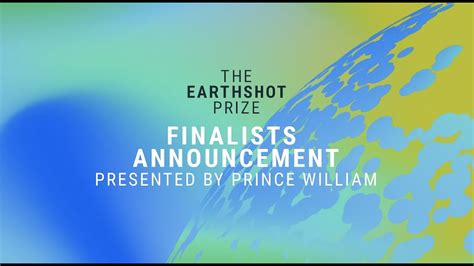 Announcing the Finalists | The Earthshot Prize - YouTube