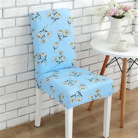 Turetrip Flower Chair Cover Stretch Seat Covers Elastic Chair Protector Fit Office Chair Cover ...