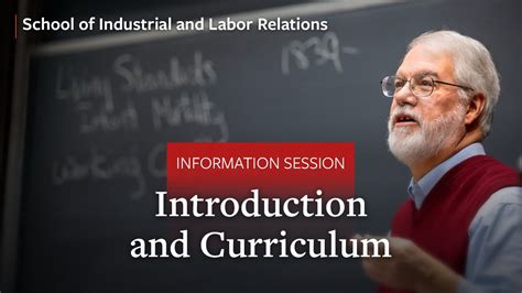 Cornell University ILR School Info Session Part 1: Introduction and ...