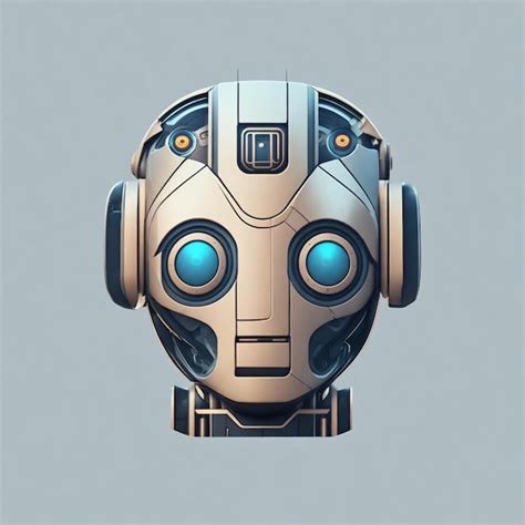 Premium AI Image | ai robot head design