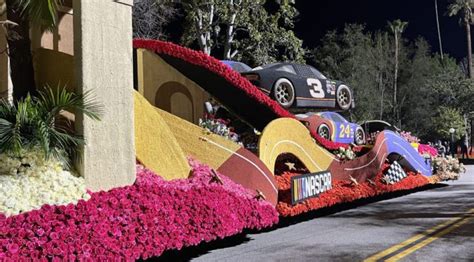 NASCAR's float wins award at 2023 Tournament of Roses Parade