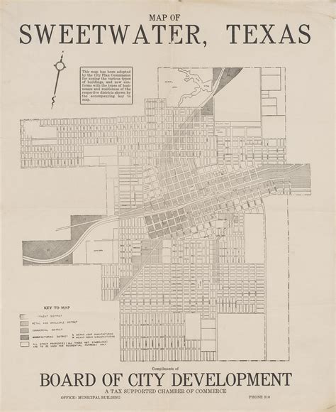 Map of Sweetwater, Texas - The Portal to Texas History