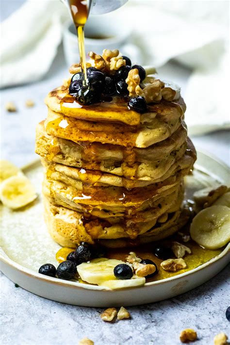 Easy Vegan Pancakes (wfpb) - Ve Eat Cook Bake