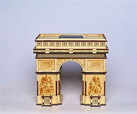 Aliexpress.com : Buy World famous buildings Solar energy Wooden Jigsaw 3D Puzzle Triumphal arch ...