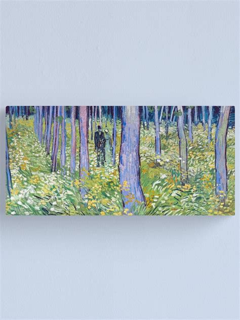 "Vincent van Gogh Undergrowth with Two Figures" Canvas Print for Sale ...