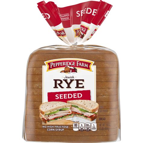 Pepperidge Farm Jewish Rye Seeded Bread, 16 oz. Bag - Walmart.com