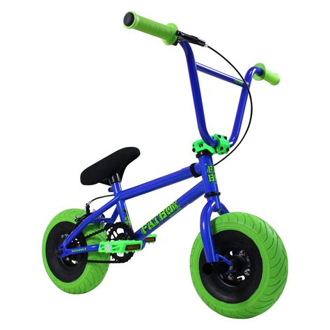 ZF Bikes® FBAS-BG - Blue FatBoy Mini BMX Freestyle Bike with Fat Tires - RECREATIONiD.com