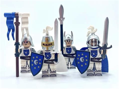 My custom printed (genuine) LEGO knights : lego