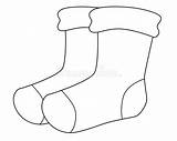 Pair Of Socks Coloring Page sketch template