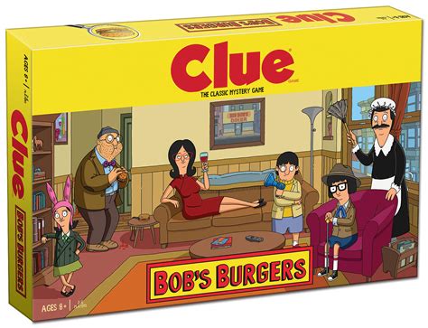 Buy Clue Bobs Burgers Board Game | Themed Bob Burgers TV Show Clue Game | Officially Licensed ...