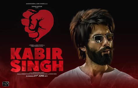 Kabir Singh – Movie Poster Shahid Kapoor, Kiara Advani Sandeep Reddy Vanga Poster Design In ...