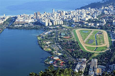 Lagoa Rodrigo De Freitas And Leblon by Antonello