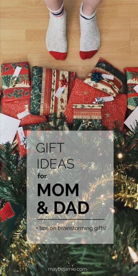 Gift Ideas For Mom And Dad + Tips On Gift Brainstorming | Maybe Jamie ...