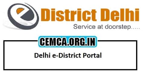 Delhi e-district Portal Registration e-district Login 2024, Eligibility Criteria @edistrict ...