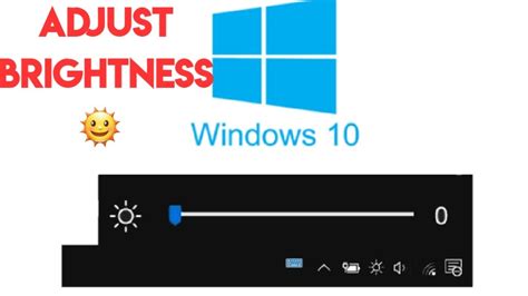 How To Adjust Screen Brightness In Windows 10 - YouTube