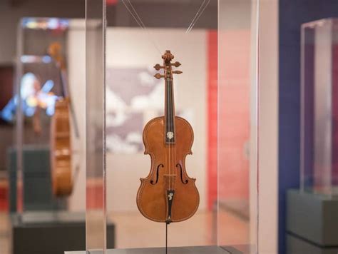 Stradivarius exhibit at the Musical Instrument Museum