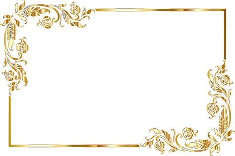 Download Frame, Border, Gold. Royalty-Free Vector Graphic | Flower background design, Flower ...