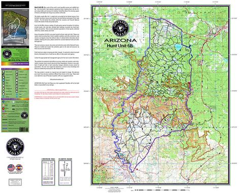 Arizona Hunt Unit 6B Map | ADVENTURE iDIAZ