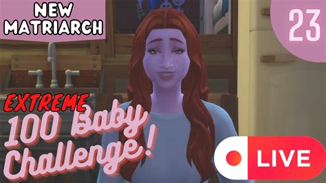 New Matriarch & Infants! | The Sims 4 | EXTREME 100 Baby Challenge ...