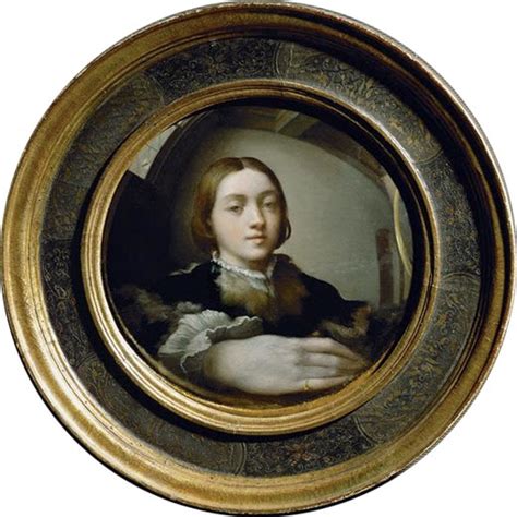 Parmigianino self portrait in convex mirror c.1523-1524 | Art Assembly