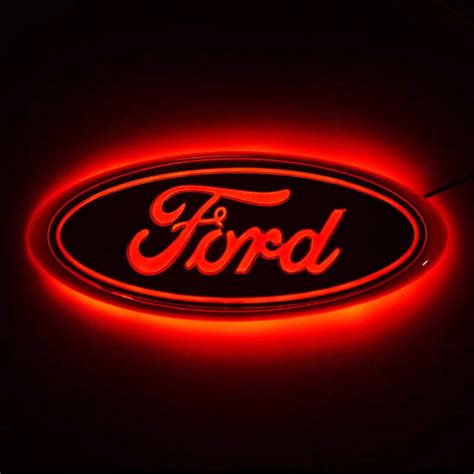 LED Emblem for Ford, Front Car Grill Badge — RAYMAX LUMINOUS GEAR