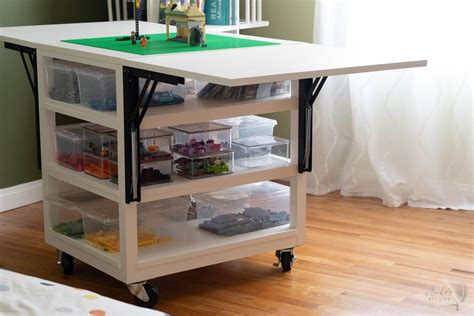 DIY Lego Table With Storage For Small Spaces - Anika's DIY Life