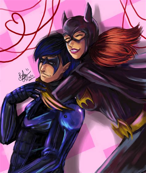 Nightwing and Batgirl Wallpaper - WallpaperSafari