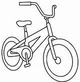 Bicycle Coloring Pages sketch template