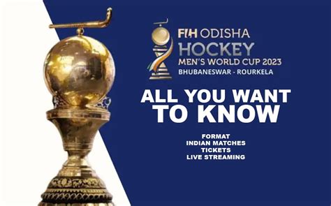 Hockey WORLD Cup 2023: All you want to know about FIH Men’s Hockey WC, Format, Indian Hockey ...