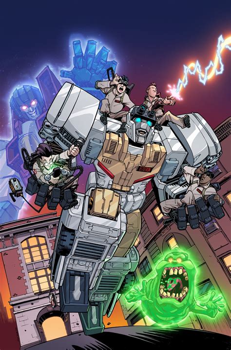 Egon Meets Energon in Transformers/Ghostbusters Comic Book Series from IDW Publishing ...