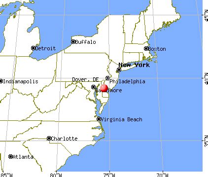 Map Of Dover Delaware Area | Dakota Map