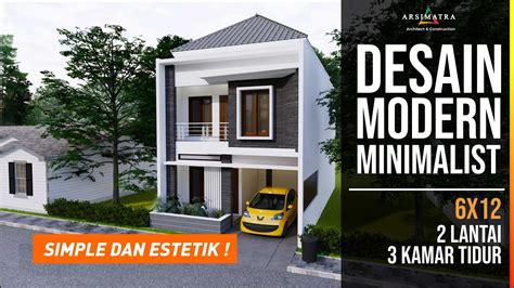 25+ Desain Rumah Minimalis 2 Lantai Simple Modern