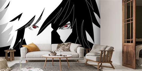 Black and White Anime Wallpaper | Wallsauce UK