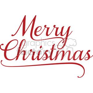 merry christmas word art clipart. #394854 | Graphics Factory