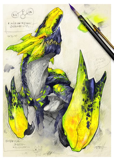 brachydios (monster hunter) drawn by fuse_ryuuta | Danbooru