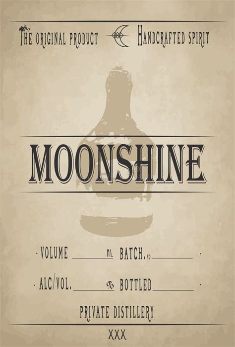 Moonshine Font Stock Illustrations – 38 Moonshine Font Stock ...