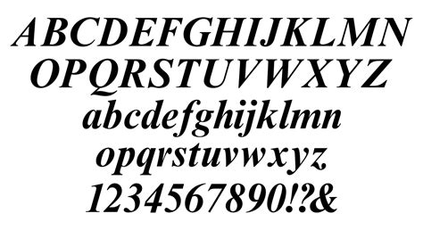 Times New Roman | DAYLIGHT FONTS