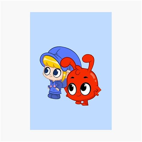 "Morphle and Mila" Photographic Print for Sale by oldschool-kids | Redbubble