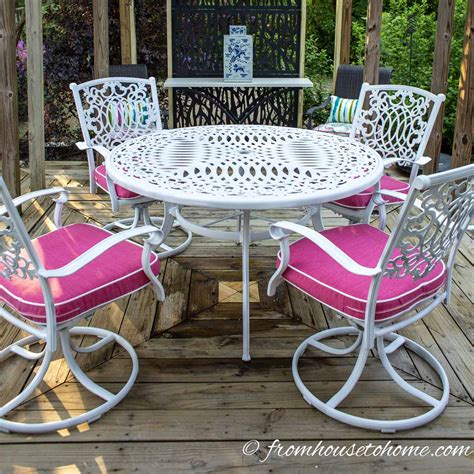 How To Paint Metal Patio Furniture