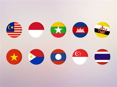 Asean Countries Flag