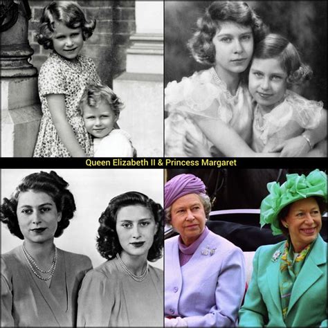 Queen Elizabeth II & her sister Margaret | Queen elizabeth, Princess margaret, Queen elizabeth ii