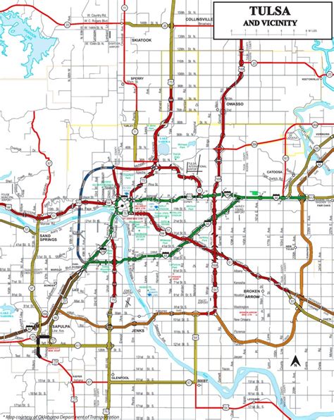 Tulsa road map