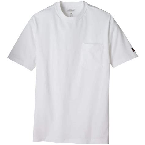 Dickies Men's Extra Large White Pocket T-Shirt-GS407WH-XL - The Home Depot